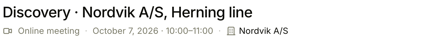 Online meeting
