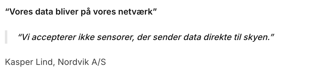 En bekymring, kunderne bliver ved med at nævne, med deres egne ord